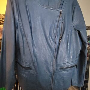 Vegan Leather Moto Jacket